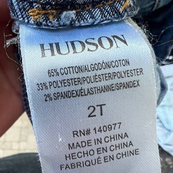 NWOT Hudson 2T Girls Floral Jean Shorts - Picture 5 of 5